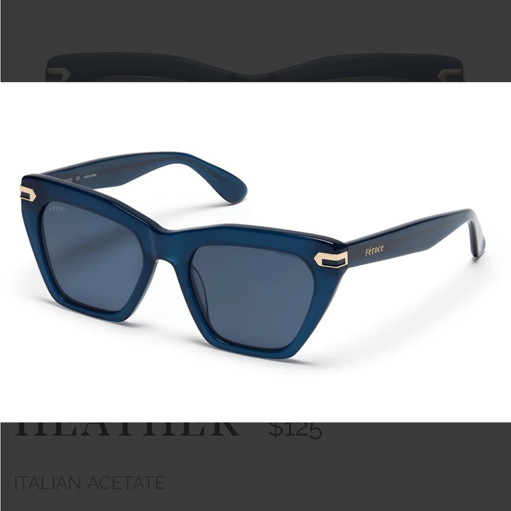 Feroce Heather Sunglasses in Marine NWOT